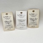 3 Vintage La Mode Buttons On Card Teddy Bear Eyes Nose Set