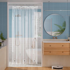 Shower Curtain Liner 48x72 Clear Peva Waterproof Bathroom Shower Curtain With