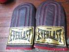 Vintage Everlast 4308 Leather Weighted Speed Bag Training Boxing Gloves Sports