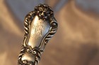 Old Baronial Sterling Serving Berry Spoon By Gorham