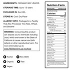 Organic Whole Indian Bay Leaves     Non-gmo  Dried  Kosher  Vegan  Bulk