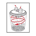 Woodriver Dust Connection Trash Can Cyclone Lid For Dust Collection