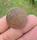 Sikh Guru Nanak Ji Antique Sat Kartar Token Coin Khalsa Nanakshahi Rare Ggr4