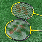  2  Yonex Nanoray 10f Badminton Racket Graphite Carbon Yellow Black With Cases