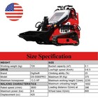 13 5hp B s Epa Engine Mini Skid Steer Track Loader Crawler Brand New Va Pickup