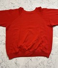 Vintage Film Corps Crewneck Sweatshirt Red Graphic Military Style Large