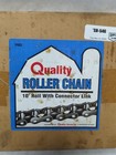 Quality Roller Chain ansi   40 roller Chain 10 Foot With Connector Link New
