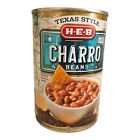 Heb Texas Style Charro Beans 15 Oz  6 Cans - Flavorful Classic Taste