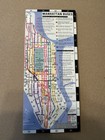 Vintage 1990 Nyc Subway Folding Map New York City Transit Train Manhattan