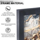 Engineered Wood 8 5x14 Picture Frame  Black Frame For 8 5 X 14 Inch Picture P   