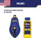 Tools Strait-line Compact Chalk Reel  With Blue Chalk  30 Ft   iwht48440bc   pac