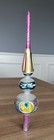 Vintage Christmas Tree Topper Finial Mercury Glass Indent Romania Commodore Box