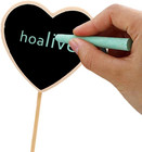 Mini Chalkboard Sign 7 16x2 99 Inch Wooden Plant Label Board For Garden Patio La