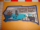 Vintage Police sheriff Patch Cameron Parish Sheriff Dept