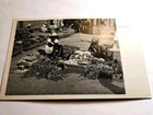 Postcard Vintage Port Au Prince Marketplace  Haiti C1936 A731