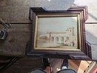 Antique Victorian Eastlake Walnut Gold Gilt Picture Frame 13 25  X 11 5 