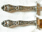 Read 2 Piece Whiting 925 Sterling Silver Handled Carving Set No Mono Large Size