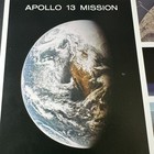 Vintage Original 1974 Nasa Apollo 13 View Of Earth Collage Moon 8  X 10  Photo