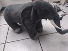Melissa   Doug 36  Wide   17  Tall Giant Lifelike Elephant Plush Stuffed Animal