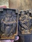 Antique Very Old Ornate Chinese Copper Seal Box In Good Condition  Very Nice 