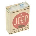 Original Ww2 Jeep Brand Empty Cigarette Wrapper