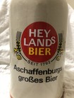 Scarce 1985 Hey Lands Bier 3 Liter Rastal Stein Aschaffenburgs Bier Seit 1792