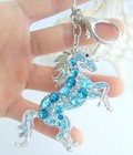 Sindary Austrian Crystal Unique 3 35  Unicorn Horse Keychain Pendant K6172