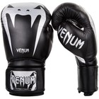 Venum Giant 3 0 Nappa Leather Hook And Loop Training Boxing Gloves-black silver