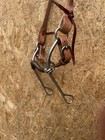 Used Trammell Shanked Lifter Bit Low Port Harness Leather Headstall