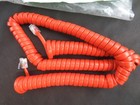 Spring Cord Mountain States Telephone And Telegraph Phone Cord Long Orange