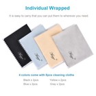 8 Pack Microfiber Cleaning Cloth Multicolor For Eyeglasses Lens New