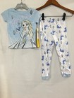 New Disney Frozen 2 Elsa Soft Cotton Pajama Set Short Sleeve Pants 2t 3t 4t
