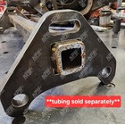 China Mini Excavator Drive Motor Reinforcement Brackets With Tie Down Slot