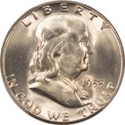 1953-s Franklin Half Dollar - Pcgs Ms-65