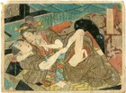 Antique Japanese Woodblock Prints     Shunga Theme  collection  Edo   meiji 
