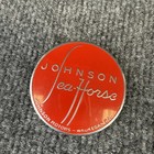 Johnson Sea Horse Outboard Motors 1940s Metal Vintage Pinback Button Advertising