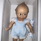 Nib Kewpie Doll Classic Blue Romper And Authenticity Tag Vintage-minor Box Dents