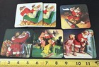 Set Of 6  Christmas Santa Coca-cola Cork Backed Coasters