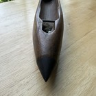 Vtg Wooden Textile Mill Boat Shuttle 16  Sewing Spindle Loom Weaving Bobbin