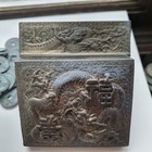 Ancient Chinese 88 Cash Coin Set-dragon Trinket Box