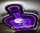 Crown Royal Nfl Logo  Led Lighted Sign  New