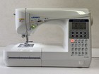 Juki Hzl-f300jp Computerized Sewing Machine Box Feed Power Tested Only As-is