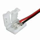20pcs 8mm 3528 Led Light Strip To Wire Connector Pcb Adapter 2 Pin Single Color