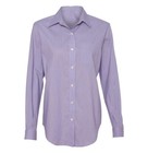 Van Heusen Women s Classic Pincord Spread Dress Shirt - Purple - Size Small