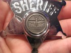 Utah  crossroads Of The West  Golden Spike Railroad Sheriff Souvenir Badge