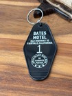 Bates Motel Horror Keyring Black Motel Key Tag Psycho Hitchcock Spooky Gift