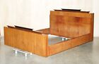 Original Antique Art Deco Circa 1920 s Extra Large Bed Frame With Hidden Storage