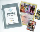 25x Oversize   Jumbo Card Soft Sleeves Pokemon Tcg Sports  Perfect Toploader Fit