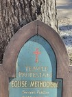 Antique Early Vintage French Wood And Metal Church Sign 37 3 4    H 