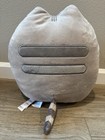 Gund Pusheen Cat With Donut Plush Stuffed Animal Grey Smiling Kitty 9   